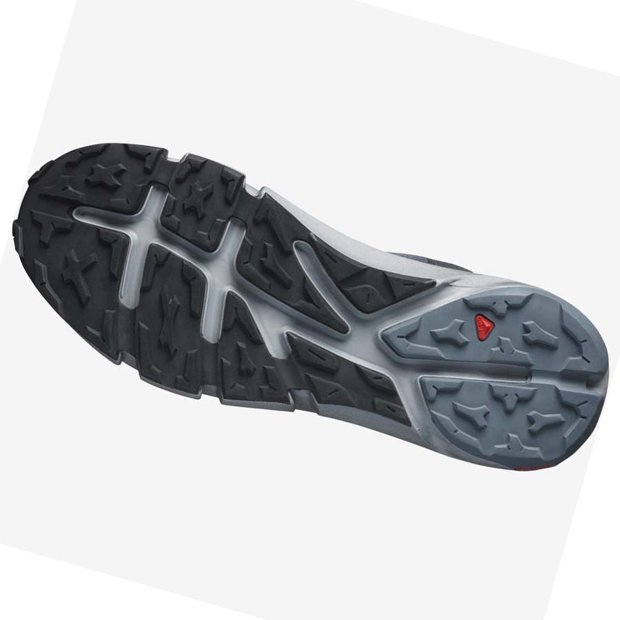 Tenis Senderismo Salomon PREDICT HIKE GORE-TEX Hombre Grises Negros | MX 3551DFM